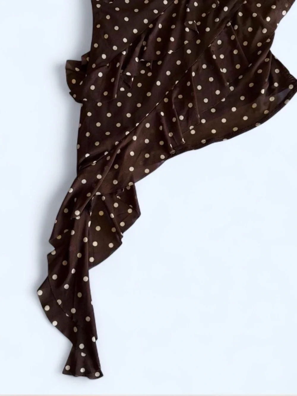 Polka Dot Camisole Top - Black